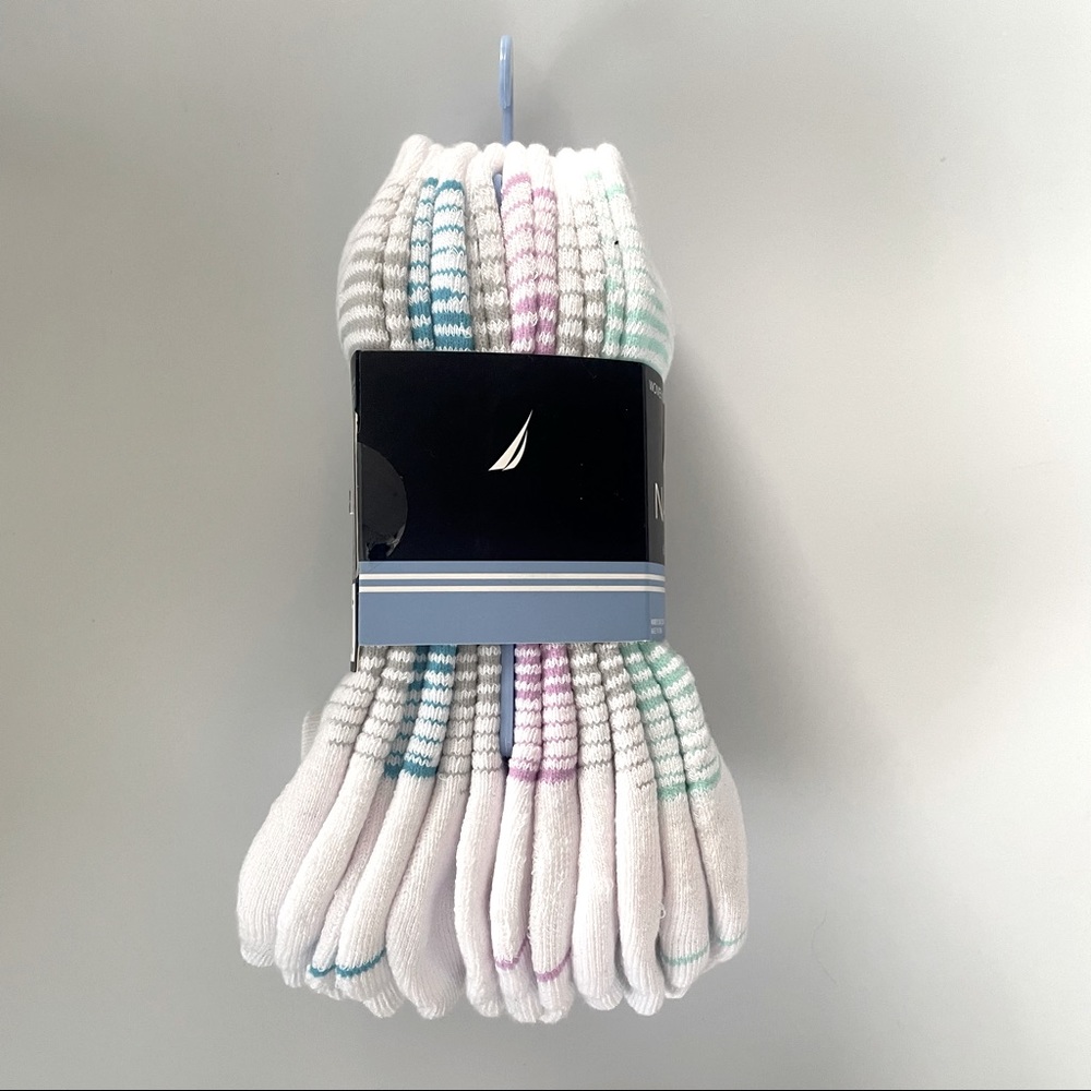 Nautica women’s low cut socks 6 pack size 4-10 white - Picture 2 of 2